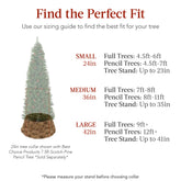 Basket Woven Hyacinth Christmas Holiday Tree Collar - 24in