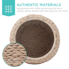 Multipurpose Hyacinth Storage Tote Basket
