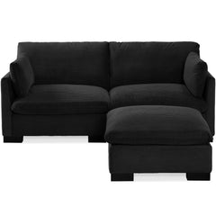 Modular Sectional Pillowtop Sofa w/ Ottoman & Storage 82in