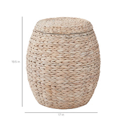 Multipurpose Hyacinth Storage Tote Basket